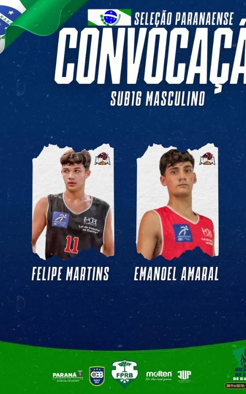 Atleta de Osvaldo Cruz, Felipe Martins, disputará o Brasileiro Sub-16 pelo Paraná