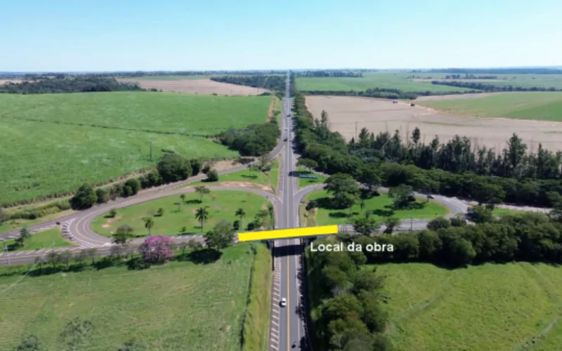 Eixo SP inicia ampliação do viaduto no trevo de Inúbia Paulista